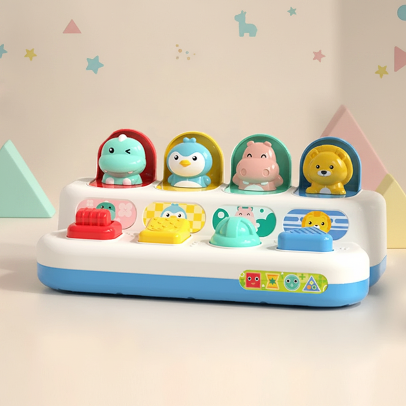 Pop Up Activity Toy – Ontdekken & Leren – Sensorisch Baby Speelgoed