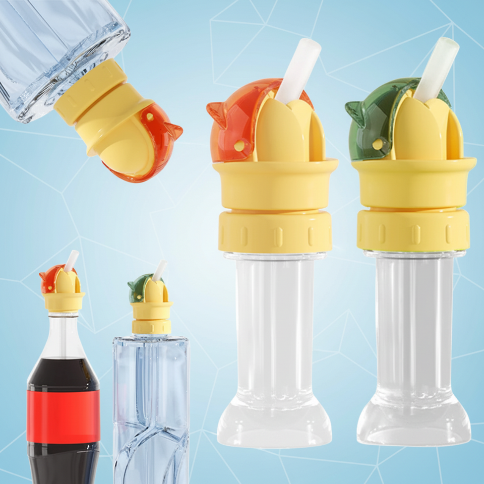 AquaSip – Drinkpret & Praktisch – Herbruikbare Flessendop voor kinderen