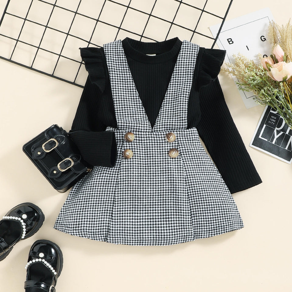 Mini Fashion™ - Schattig en Stijlvol - Tweedelige jurken set