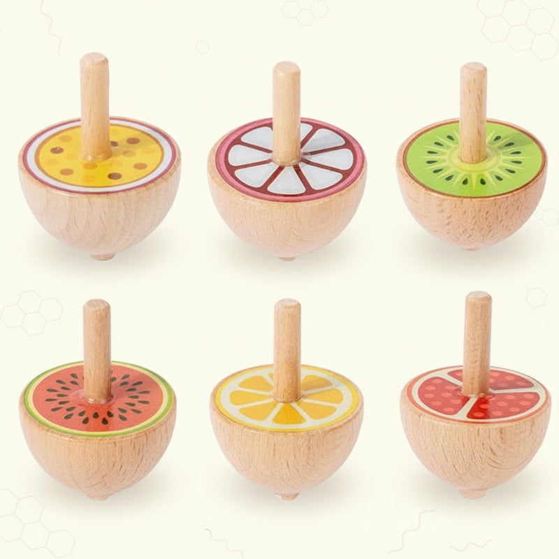 ColorSpin – Houten & Speels – Houten Fidget Tol