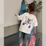 LittleVibe – Speelpret & Creatief – Oversized T-shirt met Kleurige Illustratie