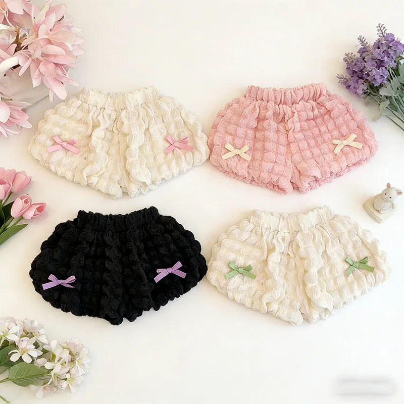 LovelyBloom – Zacht & Schattig – Kinderbroekje met ruches en strik
