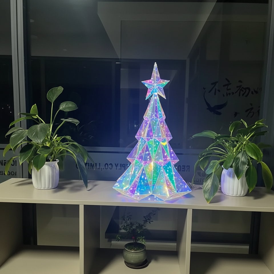 CrystalGlow – Feestelijk & Sfeervol – Decoratieve LED Kerstboom