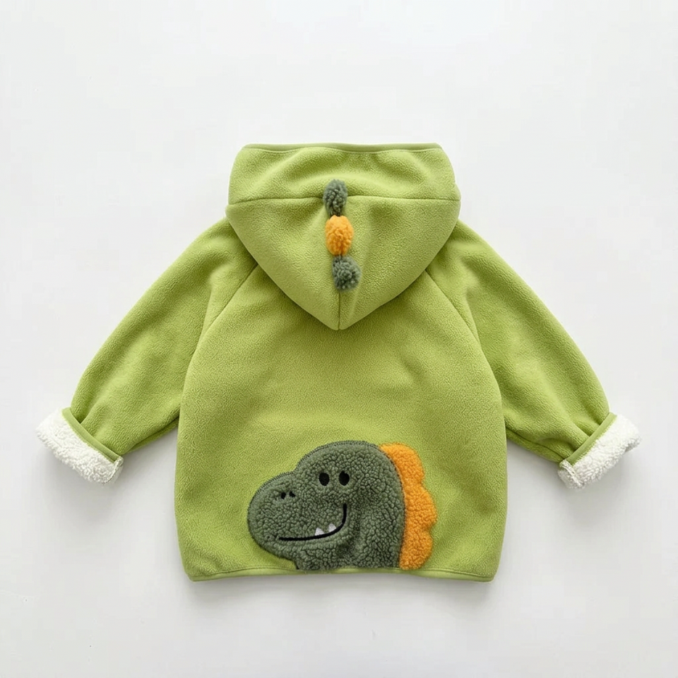 WinterBuddies – Warm & Schattig – Kinder Winterjas met Dierenprint