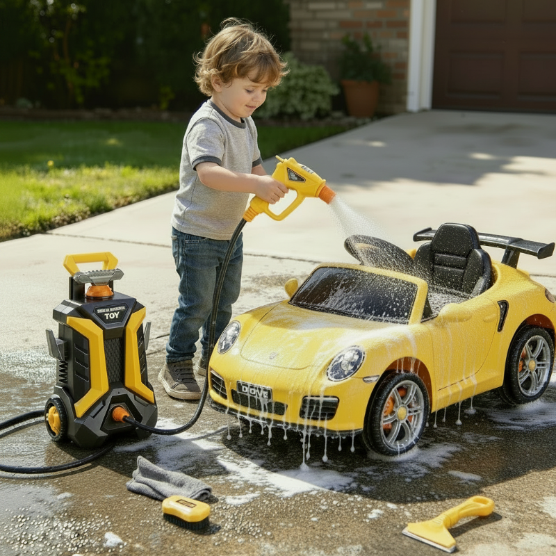 PowerWash – Veilig & Spelenderwijs – Kinder Autowas Speelgoed