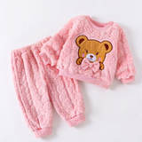 LittleBear – Warm & Knus – Pluche Kinder Set met Trui en Broek