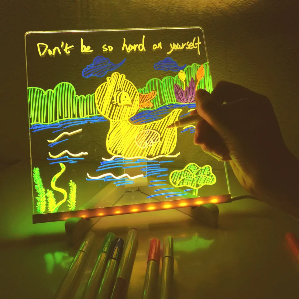 Drawing Light™ - Verlichte Fantasieën - Tekenbord