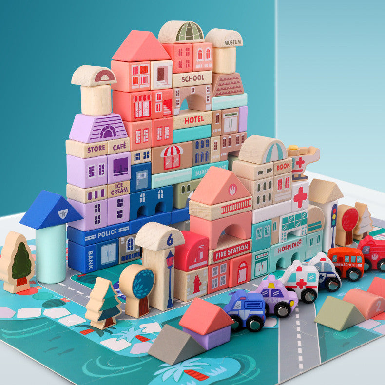 BuildJoy – Educatief & Leuk – Houten Bouwblokken in de Stad