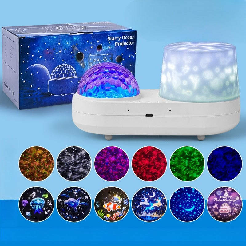OceanGlow – Rustgevend & Magisch – Sterrenhemel Projectie Nachtlamp
