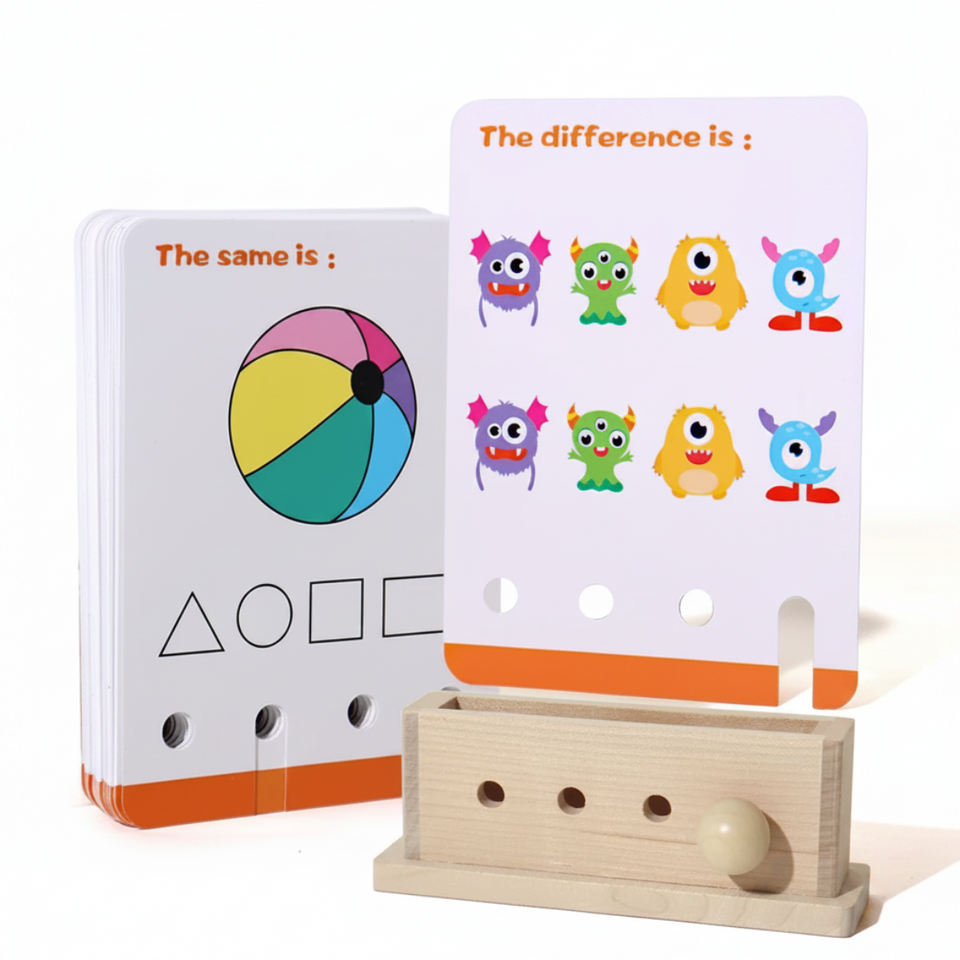 BrainyKids – Logisch & Leuk – Houten Educatief Kaartenspel