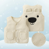 Baby Bear Fleece Vest – Warm & Zacht – Kinder Beer Vest