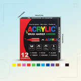 ColorCraft – Creatief & Duurzaam – Acrylmarkers met penseelpunt