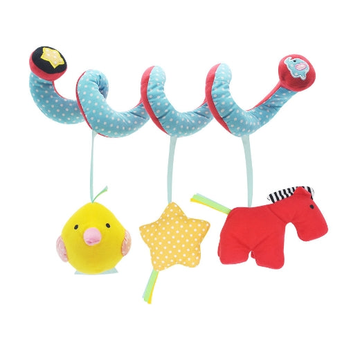 Baby Mobile Snake™ - Voor aan de kinderwagen of autostoeltje - Grijpspeelgoed