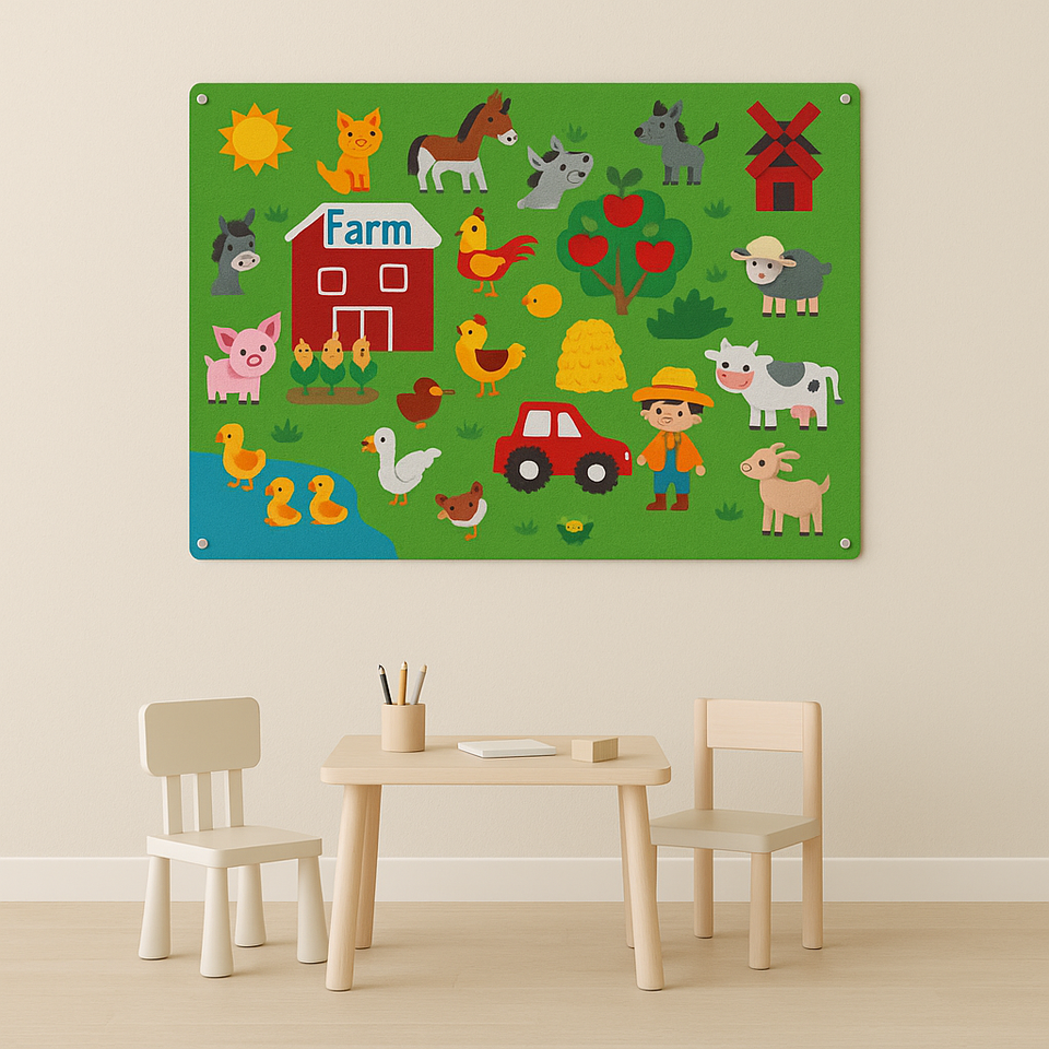 FeltBoard™ | Eindeloos ontdek- en speelplezier! - Viltbord