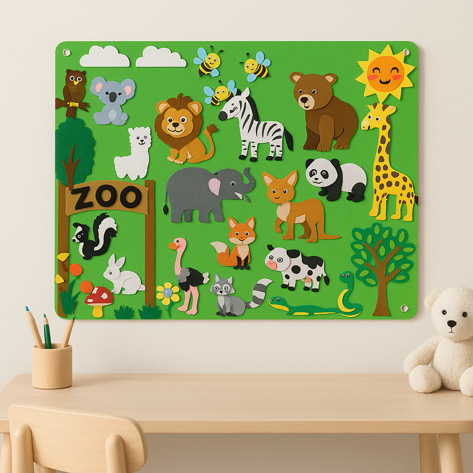 FeltBoard™ | Eindeloos ontdek- en speelplezier! - Viltbord