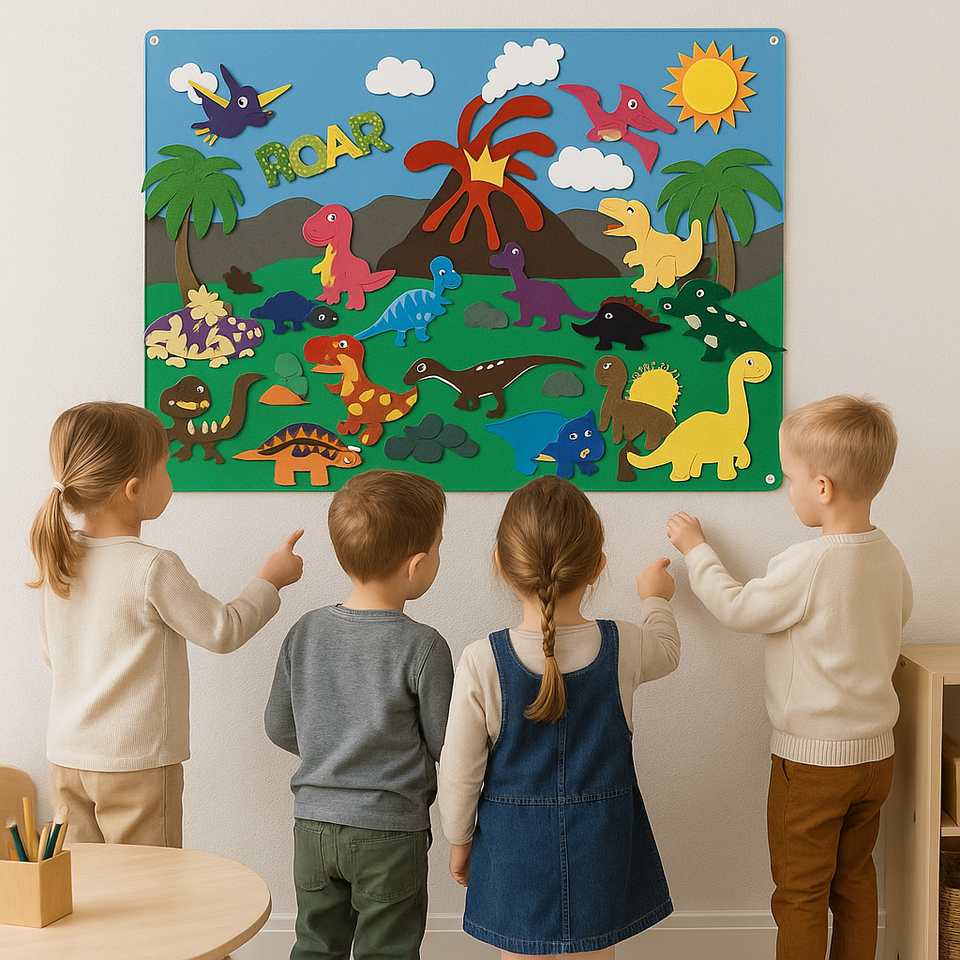 FeltBoard™ | Eindeloos ontdek- en speelplezier! - Viltbord