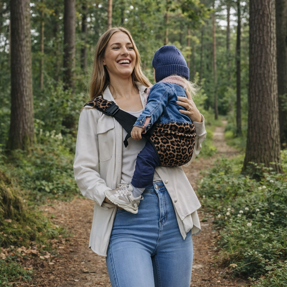 Baby Sling Carrier™ - Extra Brede Draagband - Ergonomische Heupdrager