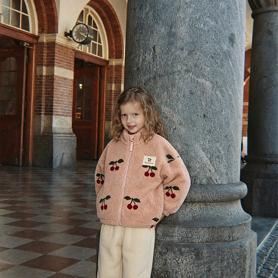 WarmHug – Comfortabel & Trendy – Kinder Fleece Jas met Speelse Prints