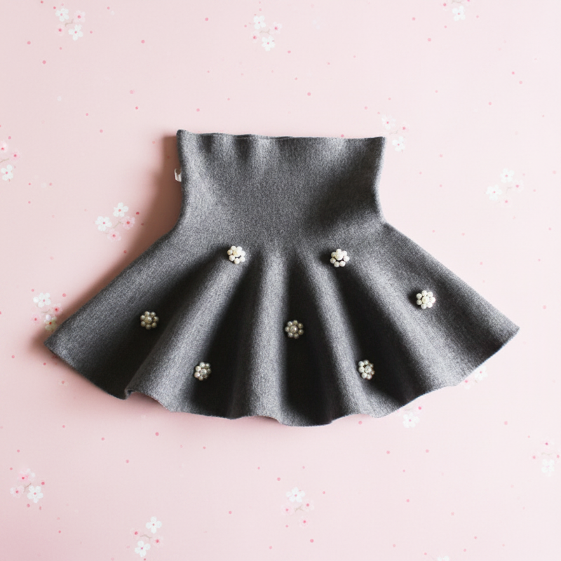 Girls Knitted Skirt – Comfort & Stijl – Kinder Rok