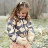 WarmHug – Comfortabel & Trendy – Kinder Fleece Jas met Speelse Prints