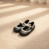 MiniChic – Elegantie & Stijl – Kinder Slofjes met Strik