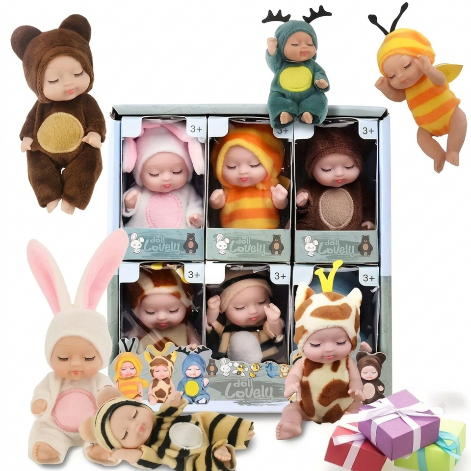 LittleDolly – Cute & Cozy – Baby Doll in a Cheerful Animal Costume