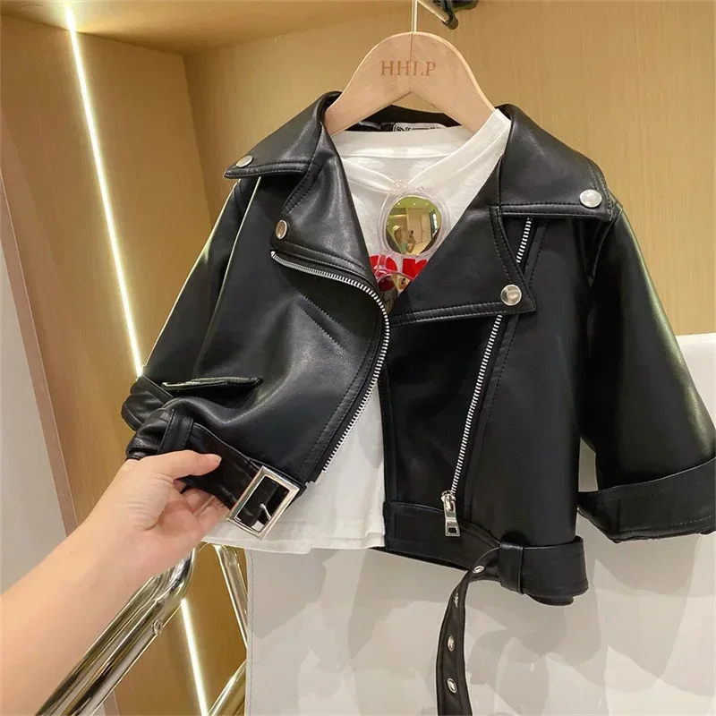 Girls Leather Jacket – Stoer & Stijlvol – Leren Kinder Jas