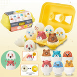 Montessori 3D Eggs Puzzle – Leuk voor Pasen - Eieren sorteerspel