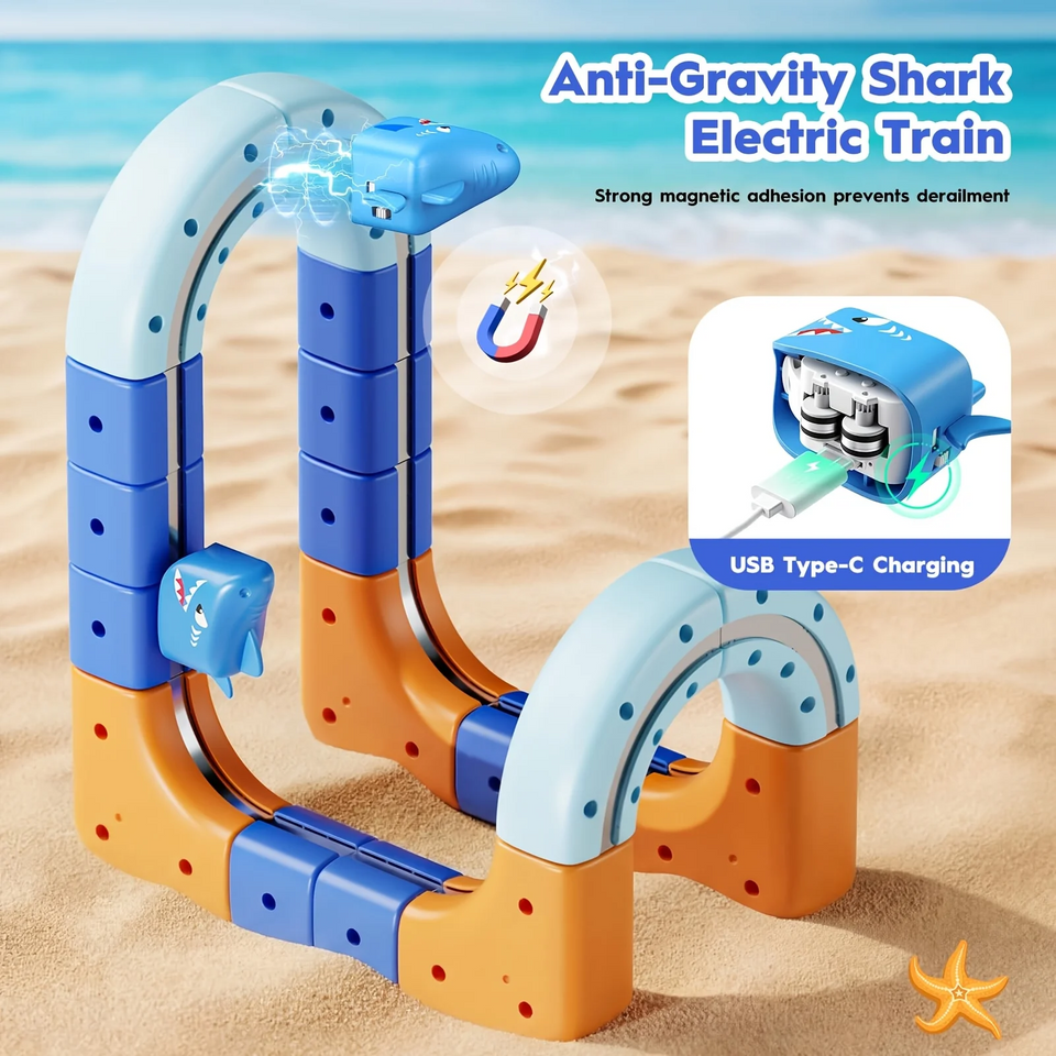 SharkRail – Speels & Interactief – Elektrische Treinbaan