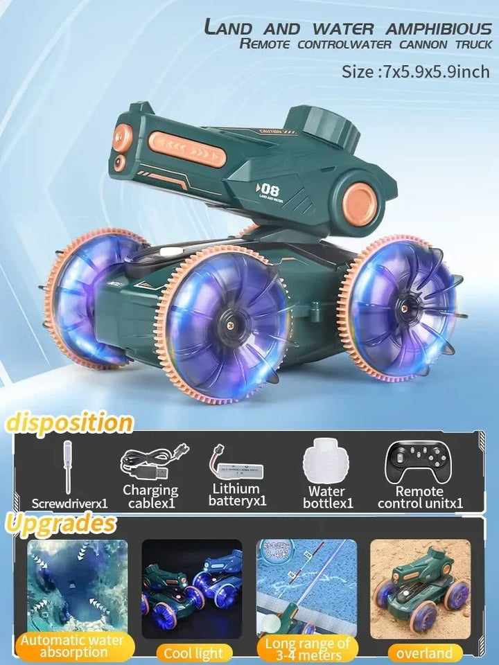 Aqua Racer™ – Dubbel Zo Stoer – RC Amfibie Raceauto