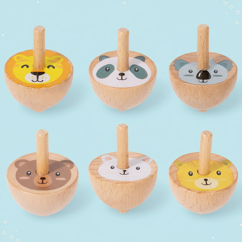 ColorSpin – Houten & Speels – Houten Fidget Tol