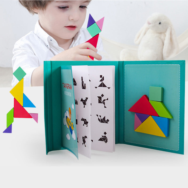 3D Puzzel Tangram Game™ - Eindeloos puzzelplezier - Magnetisch puzzelspel