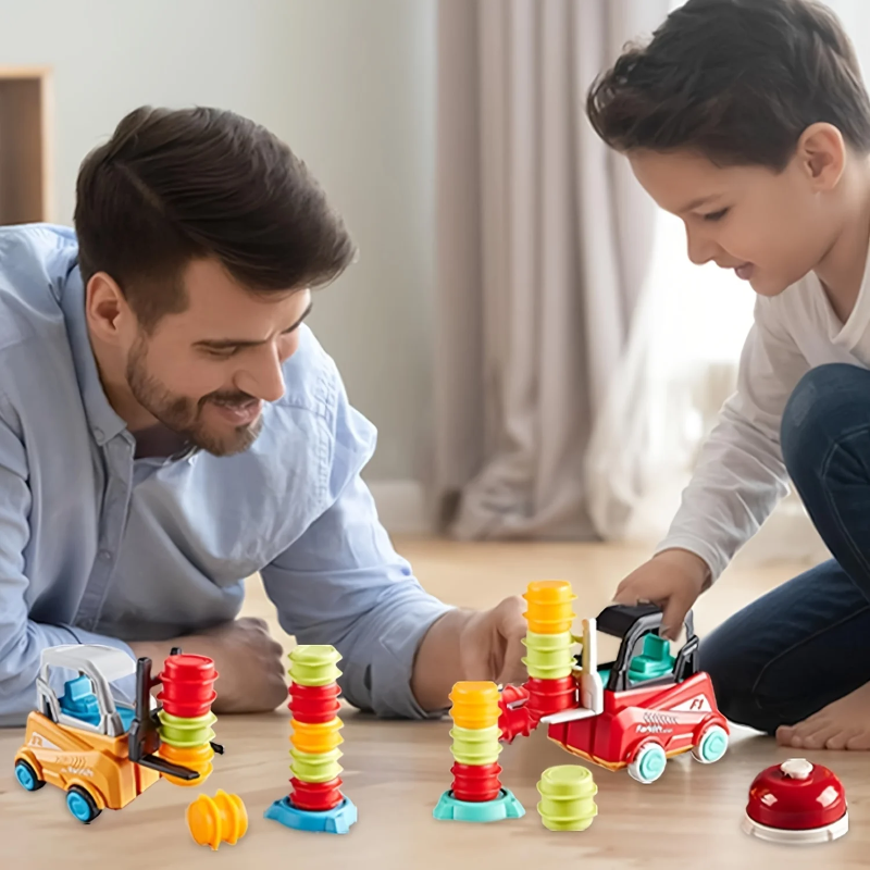 LittleBuilders – Interactief & Veilig – Vorkheftruck Speelset