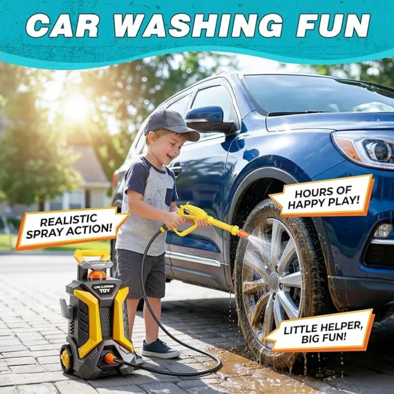 PowerWash – Veilig & Spelenderwijs – Kinder Autowas Speelgoed