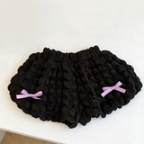LovelyBloom – Zacht & Schattig – Kinderbroekje met ruches en strik