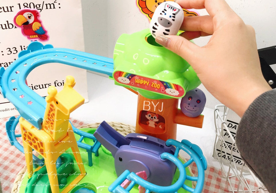 Zoo Slide™ - Creatieve constructies - Dieren Glijbaan