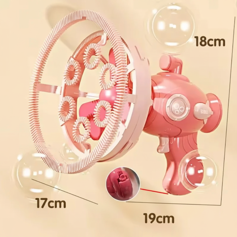 HappyBubbles – Spelenderwijs & Veilig – Bubbelpistool voor kinderen