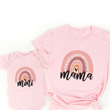 Mini Fashion™ - Mama & Dochter - Matchende Shirt & Romper