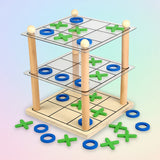 LogicTower – Educatief & Slim – Boter-Kaas-en-Eieren 3D