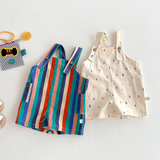 TinyStyle – Speels & Comfortabel – Kinder Tuinbroek met Print