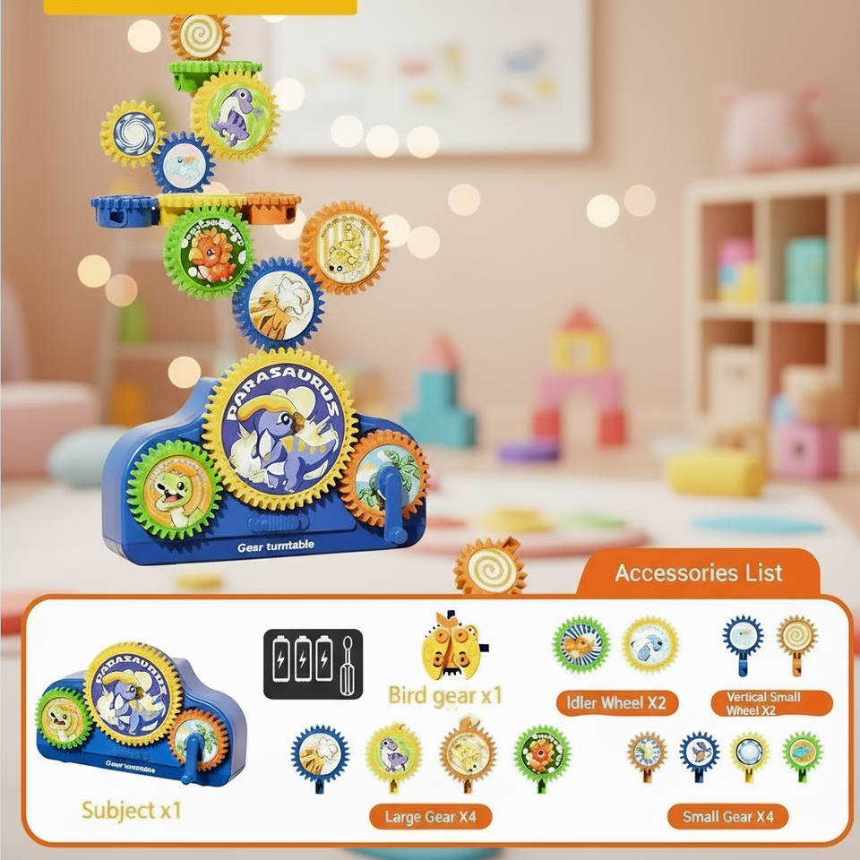 SmartGears – Educatief & Leuk – 3D Elektrisch Tandwielen Speelset