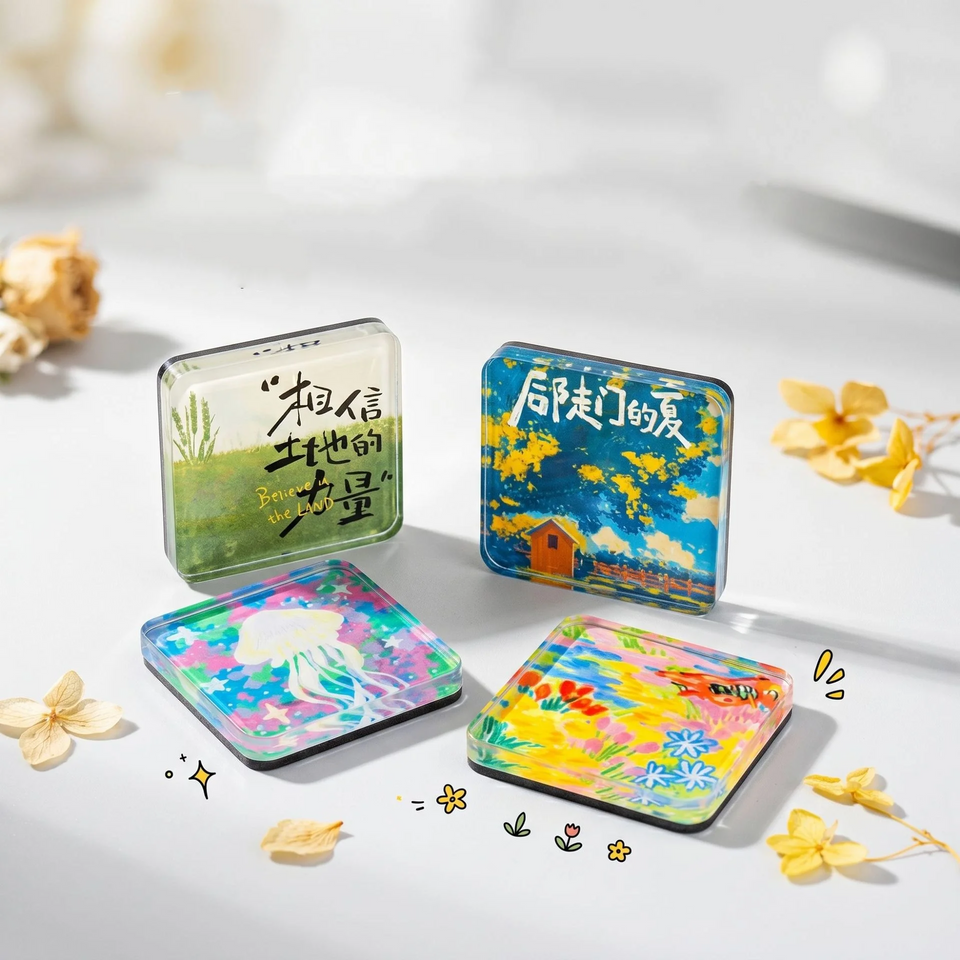 FridgeArt – Creatief & Persoonlijk – DIY Acryl Magneetset voor de Koelkast