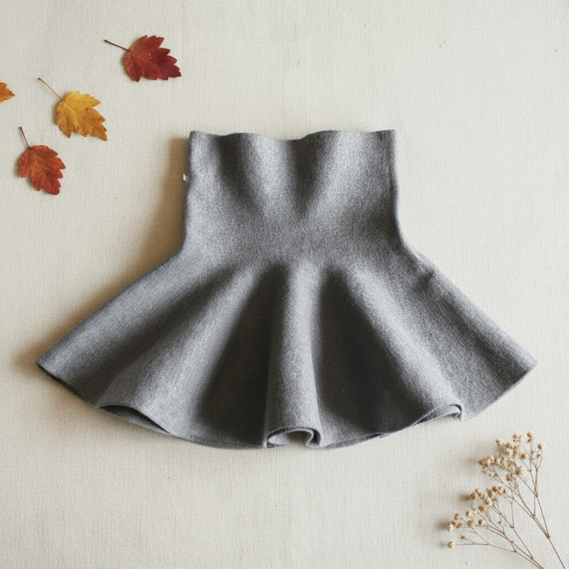Girls Knitted Skirt – Comfort & Stijl – Kinder Rok