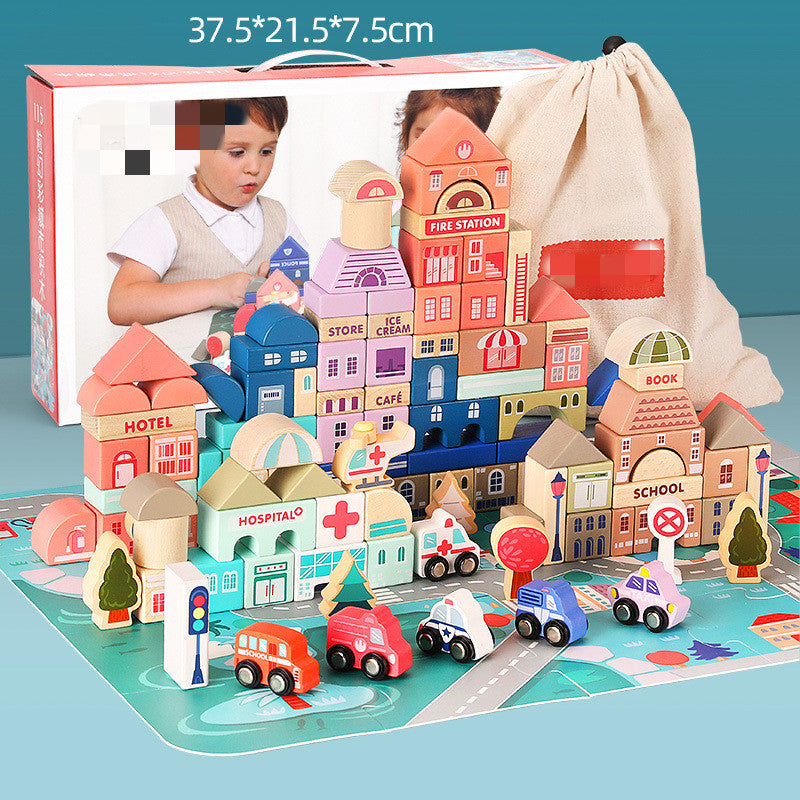 BuildJoy – Educatief & Leuk – Houten Bouwblokken in de Stad