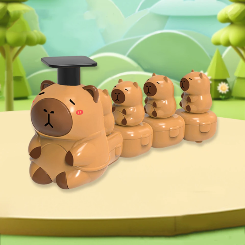 Capybara Train Toy – Speels & Schattig – Druk Trein