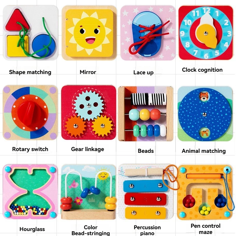 TinySkills – Creatief & Educatief – Montessori Magnetisch Busy Board Speelbord