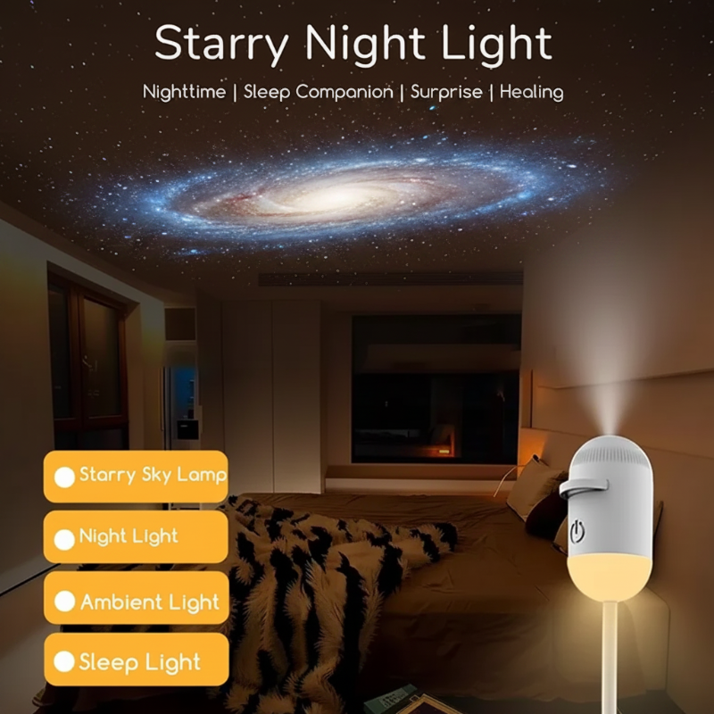 NightSky – Dimbaar & Magisch in de Slaapkamer – LED Galaxy Lamp