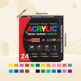 ColorCraft – Creatief & Duurzaam – Acrylmarkers met penseelpunt