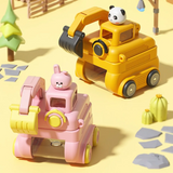 TinyExcavators – Uniek & Functioneel – Graafmachine Waterfles met Rietje