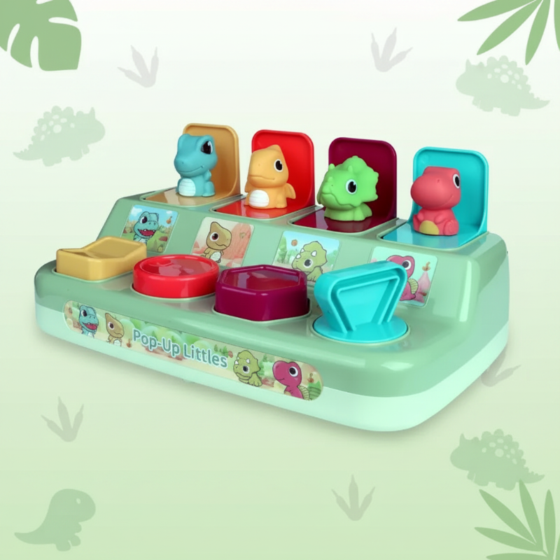 Pop Up Activity Toy – Ontdekken & Leren – Sensorisch Baby Speelgoed